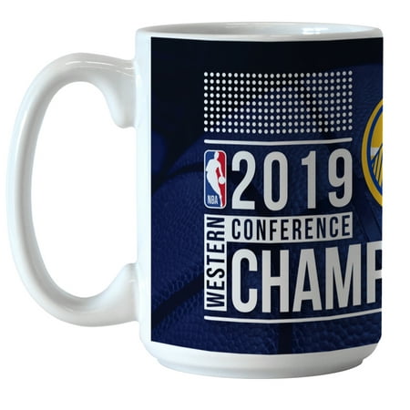 Golden State Warriors 2019 Western Conference Champions 15oz. Sublimated Mug - No (Best Conference Giveaways 2019)