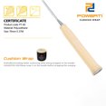 thumbnail image 4 of POWERTI Tennis Badminton Squash Racket Handle Sweatband Shock Absorbing Buffer Wrap Bottom Film WHITE, 4 of 6