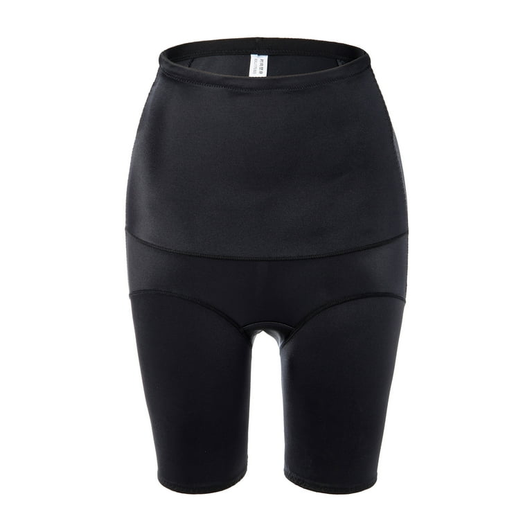 Lelinta Shapewear for Women Tummy Control Shorts High-Waist Panty Mid-Thigh  Body Shaper Bodysuit Black at  Women's Clothing store