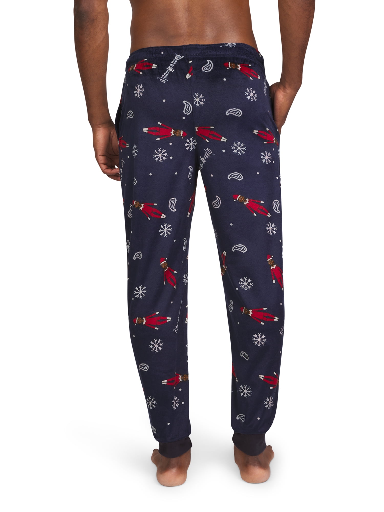 Dogg Supply Men's Microfleece Pull-On Sleep Joggers with Pockets, Sizes S-XL