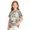 Light Gray, variant on Kids Girls Short Sleeve Polo Shirt, Tree Leaf Camo Printed Polyester Top, Casual Outdoor Daily Wear Children Collared T-Shirt,Earthy Yellow,130