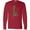 Red, variant on Inktastic Leopard Print Letter L Long Sleeve T-Shirt