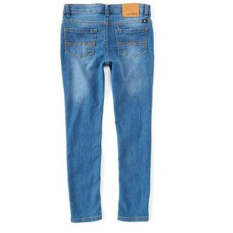 Lucky Brand Girls' Big Legacy Denim Jean - Rip & Repair Stretch Skinny Fit