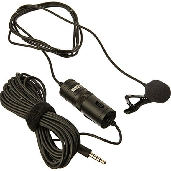 BOYA by M1 Lavalier Microphone for Smartphones Canon Nikon DSLR Cameras Camcorders Audio Recorder PC