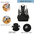 thumbnail image 4 of FORMRS Unisex School Backpack 17" Student Travel Bag with Laptop Compartment, Cartoon Flowers, 4 of 7
