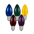 thumbnail image 6 of Novelty Lights Multicolor C7 Incandescent Traditional Vintage Christmas Replacement Bulbs 25 Pack, 6 of 7