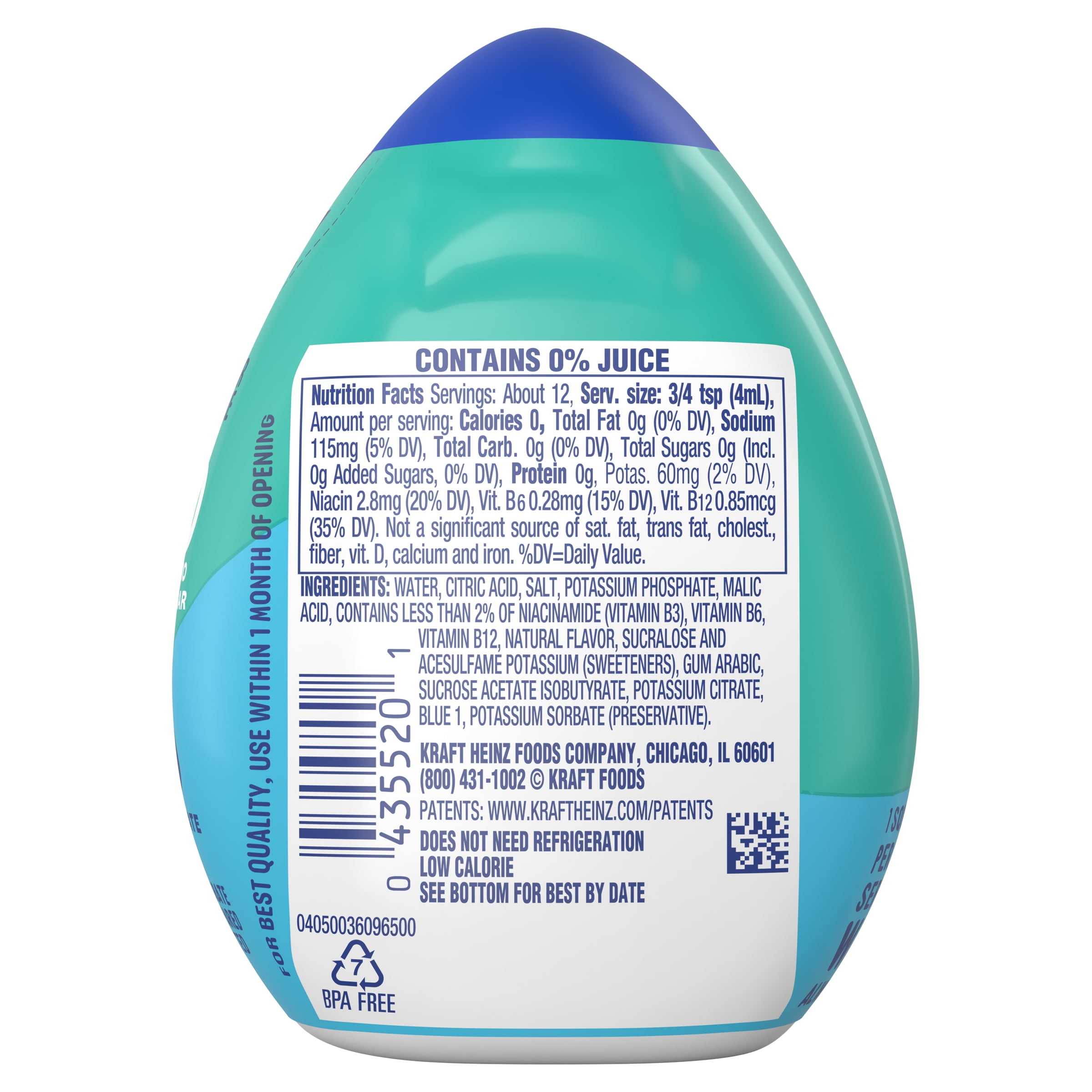 Mio Electrolytes Berry Blast B Vitamins Liquid Water Enhancer 1.62 fl oz (12 PACK)