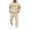 Khaki, variant on QHFBli Track Suits Mens Sweatsuit 2 Piece Set Hoodies and Sweatpants Sets Trendy Jogging Workout Sweat Suits Athletic Tracksuit