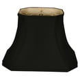 thumbnail image 1 of Royal Designs 12" Rectangle Cut Corner Gallery Lamp Shade Black, 1 of 1
