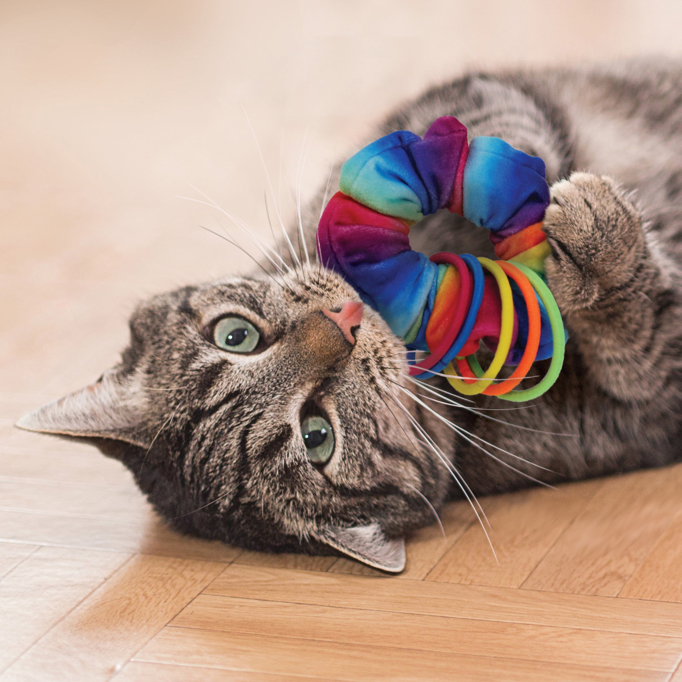 KONG® Active Scrunchie Cat Toy for Catch and Grab Play, with Premium North American Catnip