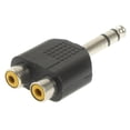 thumbnail image 2 of AMZER 1/4 Inch 6.35mm TRS Stereo Jack Male plug to 2 RCA Female Jack Y Splitter Audio Adapter, 2 of 3