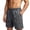 Dark Gray, variant on Men's Cotton Blend Straight Leg Sweat Shorts 7 Inch, Elastic Waist Drawstring Casual Shorts with Side Pockets, Loose Fit Breathable Workout & Lounge Shorts Khaki