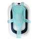 thumbnail image 1 of Cojín ajustable para bañera para recién nacido, cojín de red antideslizante en forma de cruz para baño de bebé, asiento de cama para cuna de ducha para bañera para niños, azul, 1 of 5