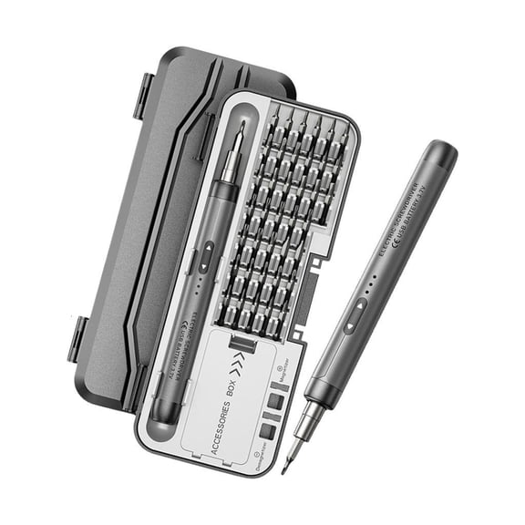 46 in 1 Electric Screwdriver Set Power Tool Magnetic Screw Driver Bits Repair