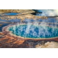 thumbnail image 2 of The Yellowstone Collection 14x11 White Modern Wood Framed Museum Art Print Titled - Grand Prismatic Spring, Yellowstone National Park, 2 of 4
