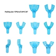 10x Disposable Dental Impression Trays Autoclave Perforated Trays Dental Accessory Tool Teeth Whitening Dentist Supplies