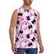 thumbnail image 2 of Fotbe Pink Girl Halloween Men's Camiseta sin Mangas Estampada para Hombres, Playera Casual para Gimnasio, Entrenamiento, Playa-3X-Large, 2 of 7