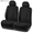 Black Front Seat, variant on Road Comforts Car Seat Covers, PolyPro Front Seat Covers Set, Universal Fit Car Seat Protector for Cars Trucks Vans SUVs, Breathable, Easy to Install,Black Front Seat