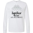 thumbnail image 3 of Inktastic Together, We Fight Lung Cancer Awareness Long Sleeve T-Shirt, 3 of 5