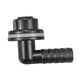 thumbnail image 3 of Conector de codo para manguera de jardín, accesorio exterior para sistema de riego con barril de lluvia Negro, 3 of 9