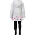 thumbnail image 7 of Disney Minnie Mouse Baby Girls' 2-Piece Fleece Hoodie and Leggings Set Grey Black, 7 of 7