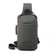thumbnail image 1 of Bolso bandolera antirrobo, mochila impermeable para el pecho con carga USB, mochila de hombro, 1 of 6