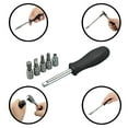 thumbnail image 5 of Ensemble d'Outils 46 en 1 Pcs & Tournevis, Douille, Ensemble de Clés Combinaison Multi-Usage pour Réparation Auto, Voiture / Facilement Utilisé & Rangement / Outils à Main, Combinaison, Clés, Douilles, Réparation à Cliquet, 5 of 5