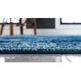 thumbnail image 4 of Unique Loom Bromley Collection Area Rug - Wells (2' x 8' 8" Runner Navy Blue/Ivory), 4 of 6