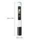 thumbnail image 3 of Medidor digital de TDS para agua, rango 0-9990ppm, diseño ergonómico en color blanco, sin baterías incluidas., 3 of 6