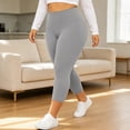 thumbnail image 5 of fatyb Plus Size Leggings for Women High Waisted Soft Yoga Pants Stretch Womens Comfort Workout Pants, 5 of 7