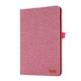 thumbnail image 4 of Case for iPad (A16) 11th Gen 2025, Cloth Texture Business Tablet Cover with Multi-Angle Flip Stand & Card Holder, Auto Wake/Sleep Full Body Protective Case for iPad 10th Gen 10.9" 2022, Pink, 4 of 6