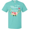 thumbnail image 3 of Inktastic Blessed to Be a Nana with Flowers T-Shirt, 3 of 5