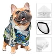 thumbnail image 3 of Fotbe Game All Day Sudadera con Estampado para Perros Pequeños – Suéter con Capucha para Mascotas, Tela Suave de Forro Polar con Bolsillo-XX-Large, 3 of 7