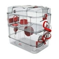 thumbnail image 1 of Rody3 Duo Cage pour Hamster - à 2 Étages - Grenadine - 41 x 27 x 40.5 cm, 1 of 7