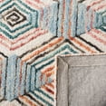 thumbnail image 6 of SAFAVIEH Trace Adrasteia Geometric Hexagons Wool Area Rug, Ivory/Light Blue, 5' x 8', 6 of 9