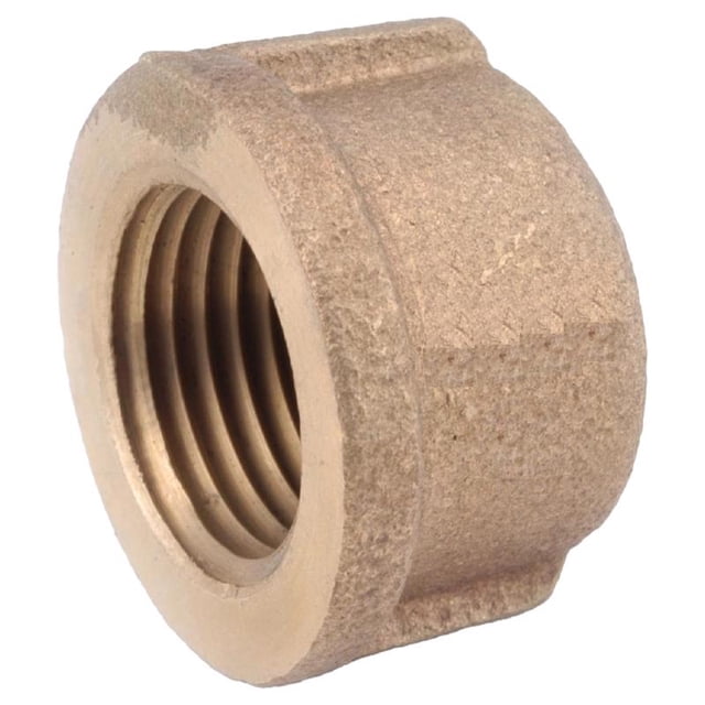 Cap Anderson Metals Brass, 1 pulgada FPT x 1 pulgada D (paquete de 5)