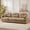 Camel, variant on Modular Sectional Sofa, Chenille Couch with Tufted Pleated Design, Ergonomic 3 Seater, Flexible Combination, Living Room Bedroom, Camle