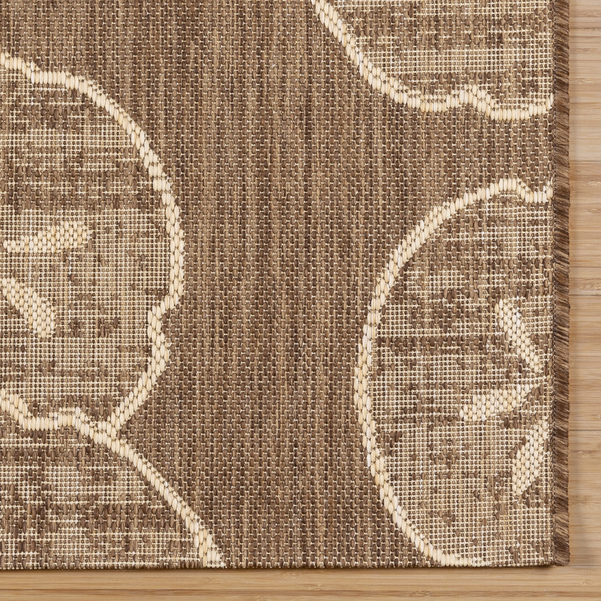 Disney Outdoor Sand Dollar Coastal Abstract Havana/Sand Area Rug, 8x10