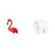 thumbnail image 1 of Figura Decorativa De Jardín Con Forma De Elefante Y Flamenco, Ideal Para Decorar Jardines En Primavera Y Fiestas. Estatua Coleccionable Con Almohadillas Antideslizantes Para Mesa., 1 of 8