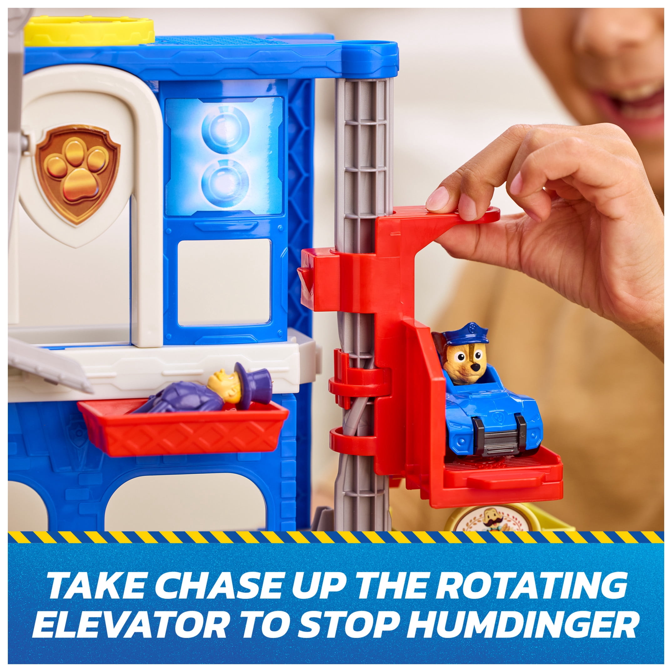 PAW Patrol: Pup Squad, Search & Rescue HQ Playset with Chase Pup Squad Racer & 2 Figures