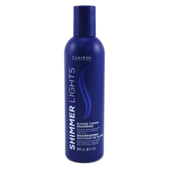 Clairol Shimmer Lights Shampoo Blonde Toning 8oz (Pack of 3)