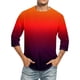 thumbnail image 1 of Camisas de Manga Larga para Hombres Imprimir Casual Cuello Redondo Blusa de Manga Corta, Camisas de Lino para Hombres, 1 of 4