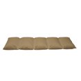 thumbnail image 2 of Vintage Floor Pillow Lounger Cover, Brown Toned Diagonal Lines Stripes Modern Geometrical Image Art Print, Nap Mat Printed Fabric Case for 5 Pillows, 88" x 36", Sand Brown Chocolate, by Ambesonne, 2 of 5