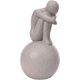 thumbnail image 1 of Estatua moderna decorativa, escultura de resina de arte abstracto, figura decorativa sencilla para el hogar y la oficina - 141 gris, 1 of 5