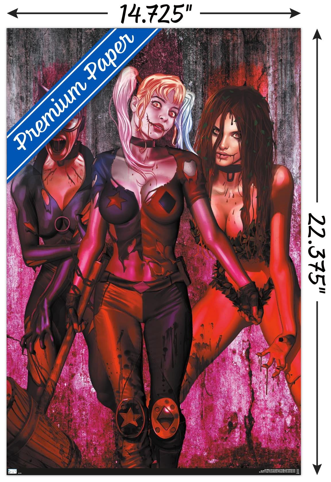 DC Comics - Harley Quinn - DCeased #1 Variant Wall Poster, 14.725" x 22.375"