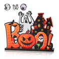 thumbnail image 1 of Table Ornament Halloween Party Activity Desktop Decoration DIY Craft Wooden Ornament for Home Decor, 1 of 10