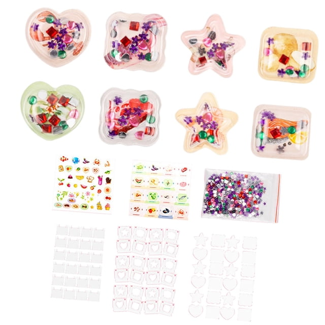 Máquina para Hacer Pegatinas, Kit de Manualidades, Idea de Regalo, Material para Manualidades, Rompecabezas de Dibujos Animados, Máquina para Pegar, J