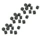 thumbnail image 4 of Dados hexaédricos, 30 piezas de dados hexaédricos, dados negros puros derechos, juego de mesa, dados, rendimiento de alta gama, 4 of 8