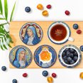 thumbnail image 3 of Kits de posavasos de pintura de diamante con forma especial (vidrio de color virgen) 6 piezas, 3 of 9