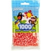 Perler Striped Beads 1,000/Pkg-Hot Coral Pearl, Pk 3, Perler